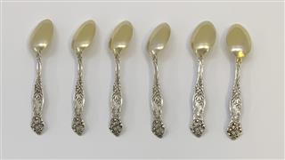 Vintage 1903 Frontenac by International Silver (Old Estate) Demitasse Spoons (6)